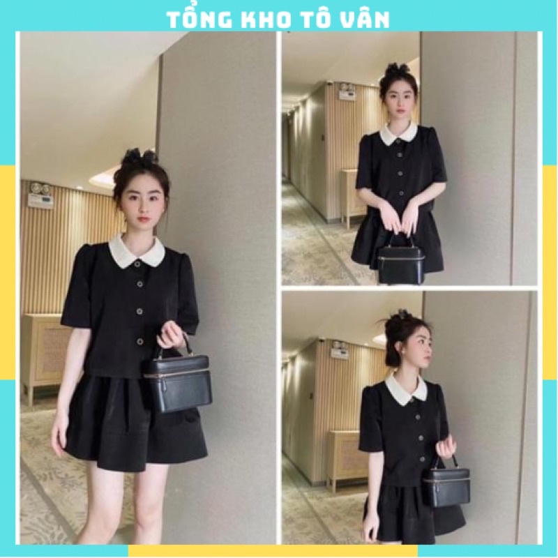 🛑🛑SET BỘ ÁO SƠ MI CHÂN VÁY _ anh that