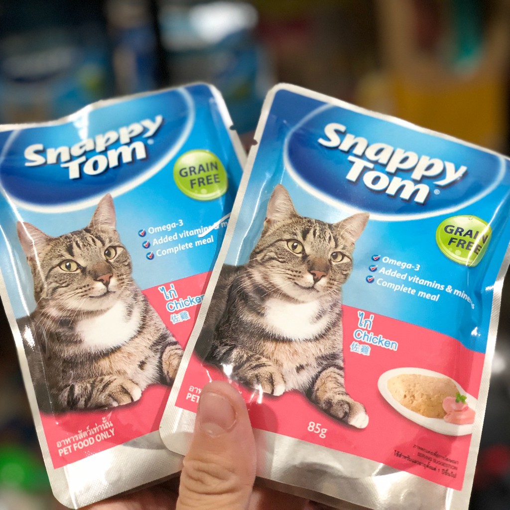 Pate mèo Snappy Tom 85g⚡SIÊU_ƯU_ĐÃI⚡Thức ăn dinh dưỡng cho mèo mọi lứa tuổi - PET&amp;JOI