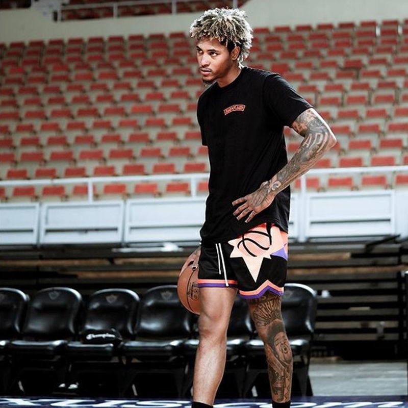 Sun Team German Booker Ubra Paul Quần Short Thể Thao Bóng Rổ Mỹ Đầu Gối Hợp Thời Trang