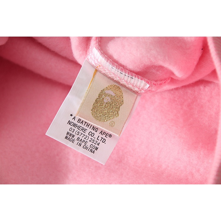 Mới Áo Khoác Hoodie BAPE Họa Tiết Rằn Ri