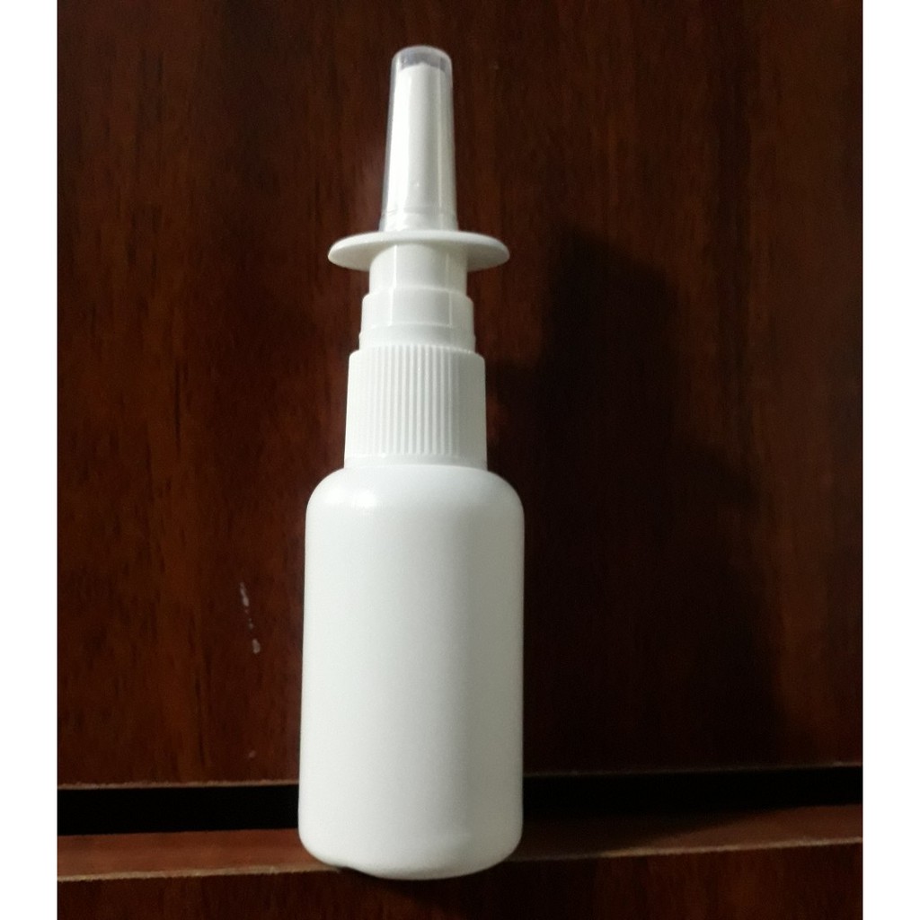 Combo 10 lọ xịt mũi phun sương bằng nhựa PET trắng dung tích 30ml