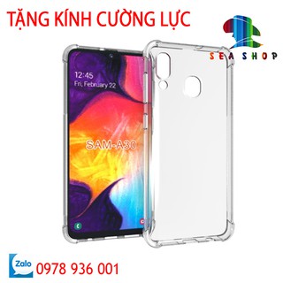 [TẶNG KÍNH CƯỜNG LỰC] Ốp Samsung Galaxy A30 nhựa dẻo - CHỐNG SỐC - Silicon