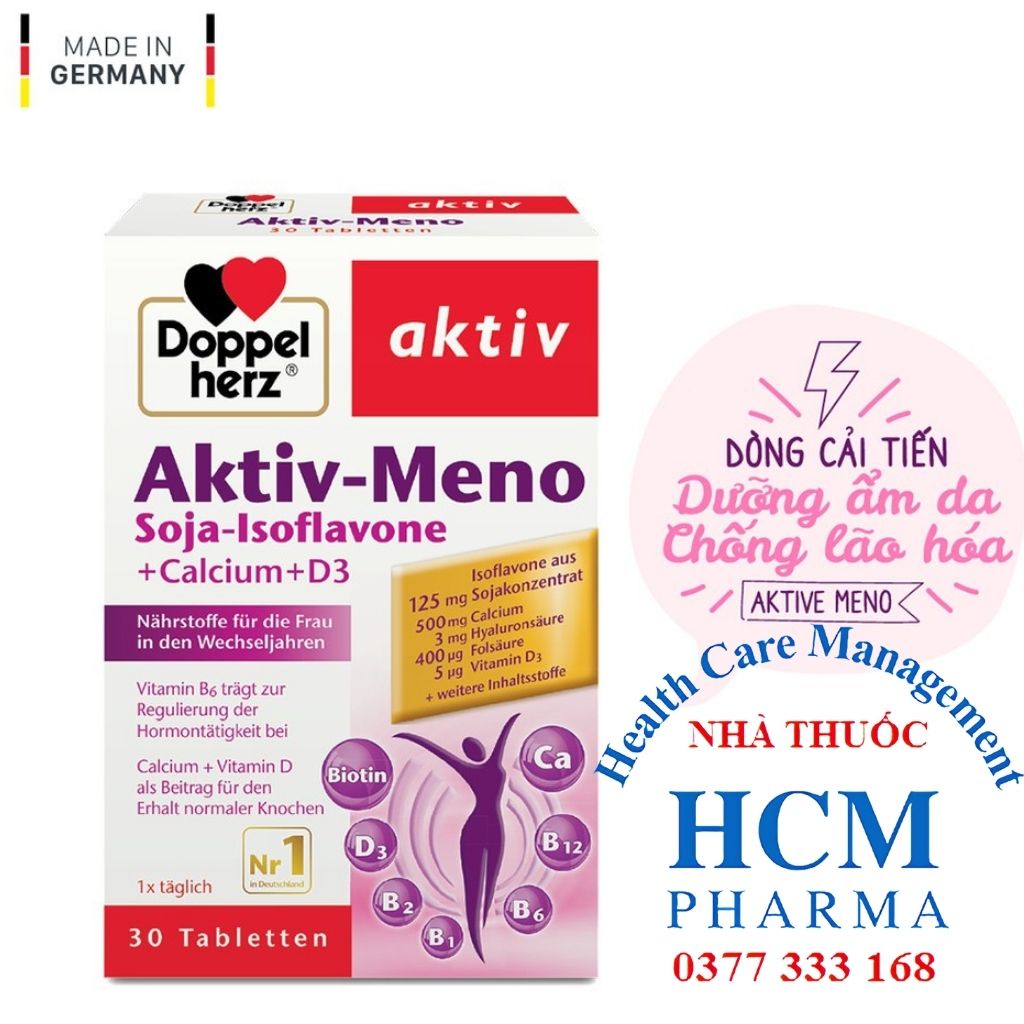 Viên uống cân bằng nội tiết tố nữ Doppelherz Aktiv-Meno hộp 20 viên nhập khẩu Đức DVN24