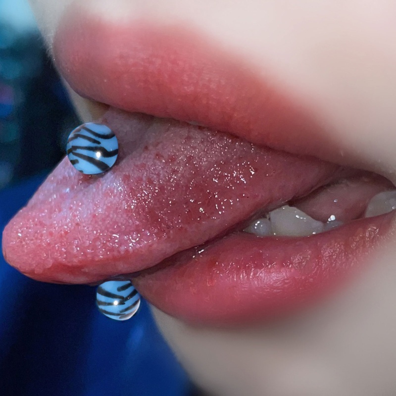 Khuyên Lưỡi Dài 12 / 14 / 16mm Nhiều Màu Bằng Thép Không Gỉ