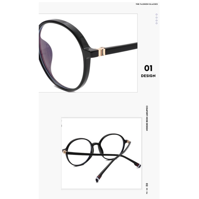 [Gọng kính giá rẻ] Gọng kính tròn chất liệu nhựa dẻo nhẹ bền thời trang | BigBuy360 - bigbuy360.vn