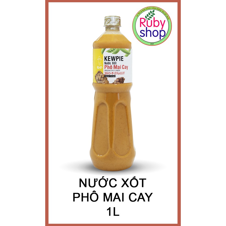 Nước xốt KEWPIE size 1L - Giá sập sàn - HSD mới nhất - ăn kèm rong nho, salad