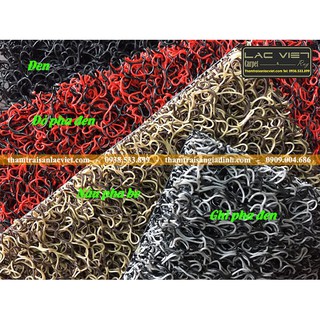 (Cắt theo kích thước yều cẩu của khách hàng) Thảm nhựa rối đế gai cao cấp khổ 1.2