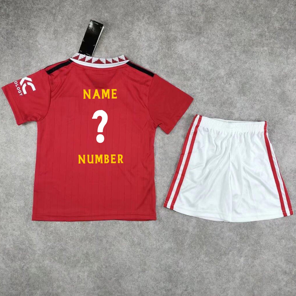 Áo Thun Số 22-23 Câu Lạc Bộ Manchester United Size s-2xl* Có Sẵn Cho Trẻ Em
