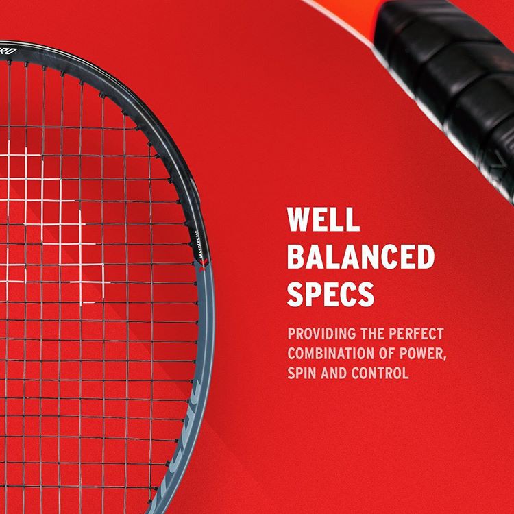 Vợt tennis HEAD Graphene 360 Radical MP Lite | 270g, 98 in2 (tặng dây và quấn cán HEAD)