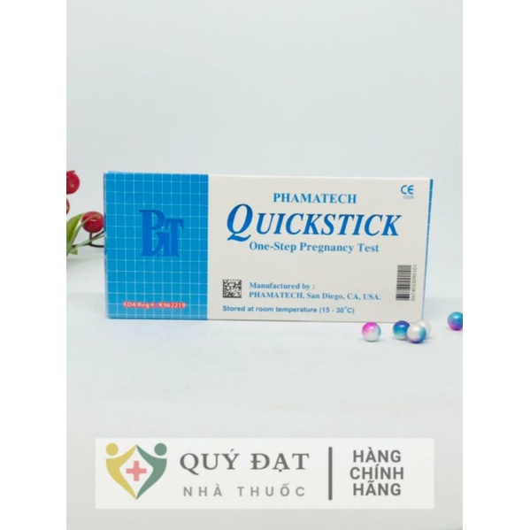 Combo 10 que thử thai Quickstick Mỹ