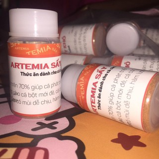 Artemia bột sấy khô10 gram cho cá con