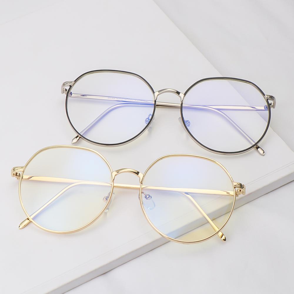 NIUYOU Kính Gọng Kim Loại Siêu Nhẹ Phong Cách Vintage Thời Trang