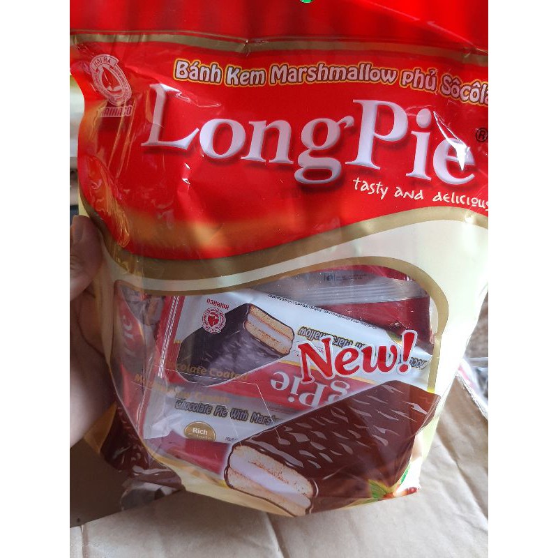 Bánh mềm phủ Socola Nice/ LongPie túi 10 cái