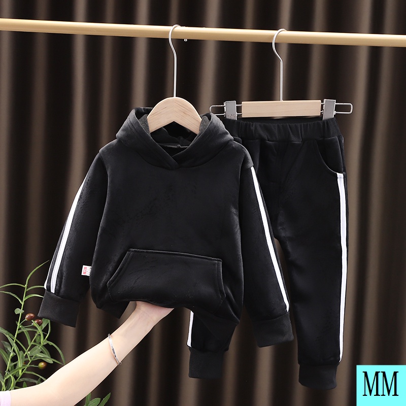 Bộ áo Sweater nhung hai mặt thời trang thu đông cho bé trai