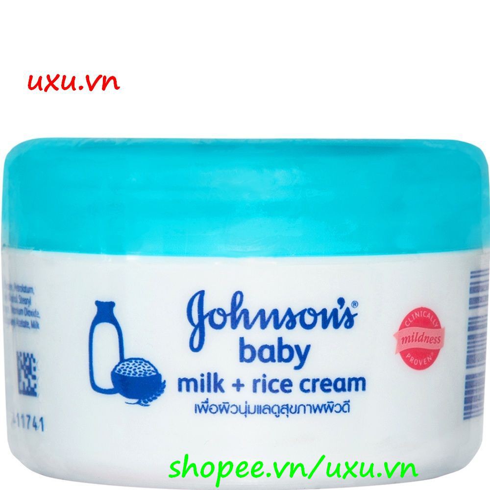 Kem Dưỡng Da 50G Johnson’s Baby Tinh Chất Sữa Và Mầm Gạo, Với uxu.vn Tất Cả Là Chính Hãng.