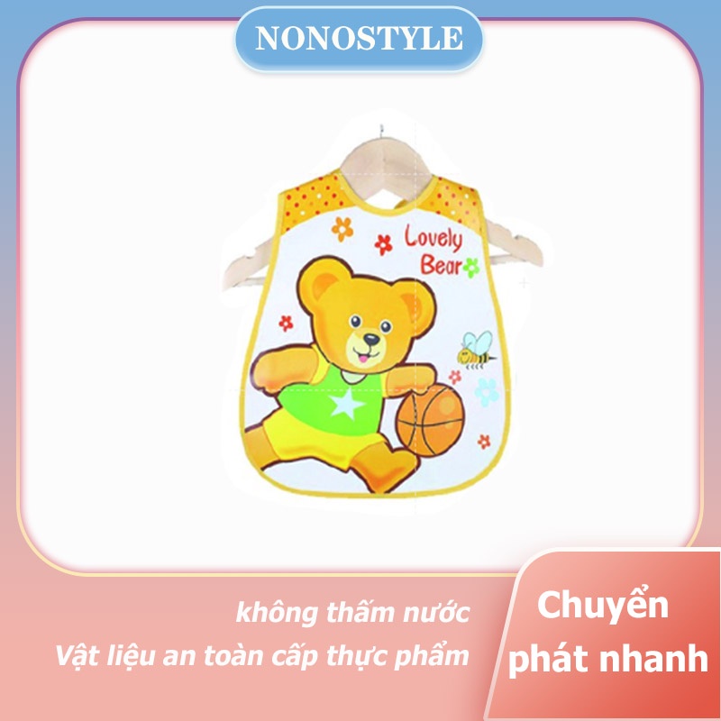 Yếm chữ U Yếm 3 lớp chống thấm nước dễ giặt sạch, thích hợp cho bé từ 0-3 tuổi