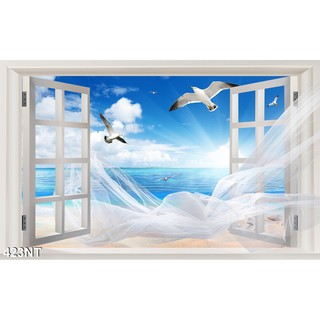 TRANH CỬA SỔ,VÒM CỬA SỔ,CỬA SỔ NHÌN RA PHONG CẢNH BÊN NGOÀI KÍCH THƯỚC LỚN(SIZE TO).