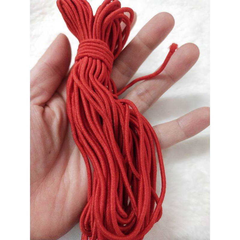 Combo 10m dây thun vải size 2mm làm handmade