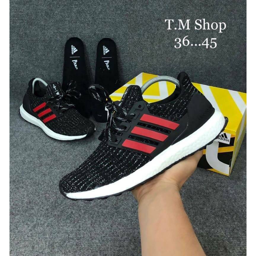 Giày Adidas Ultra Boost Màu Đen Đỏ size 37-45