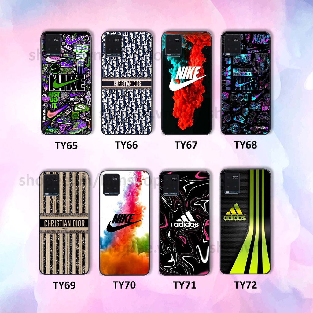 Ốp Vivo Y21 / Y21s / Y33s in hình thương hiệu nhiều màu sắc thể thao cá tính thời trang