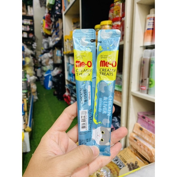 Súp thưởng cho mèo Me-o Cream Treats hủ 36 thanh mix 4 vị