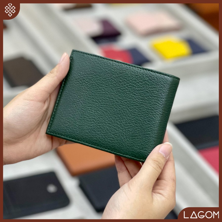 [Mã BMBAU300 giảm 7% tối đa 300K đơn 499K] Ví Nam Da Thật LAGOM Tidy Wallet - Dáng Ngang