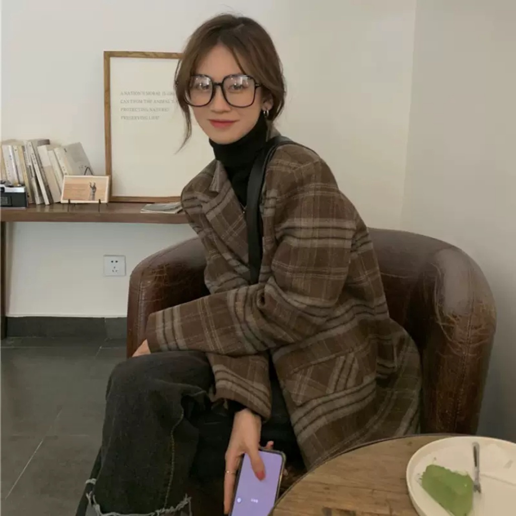 [Hàng ord 10days] ÁO VEST LEN DỆT KIM HÀN QUỐC SANG TRỌNG DÀI TAY KẺ SỌC CAO CẤP 2021 | BigBuy360 - bigbuy360.vn