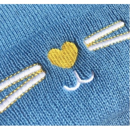 [Ảnh thật] Mũ len tai mèo cho bé, Mũ len cho bé trai, Mũ len mùa đông cho bé