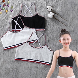 Áo Ngực Không Gọng Co Giãn Dành Cho Bé Gái 10-16 Tuổi