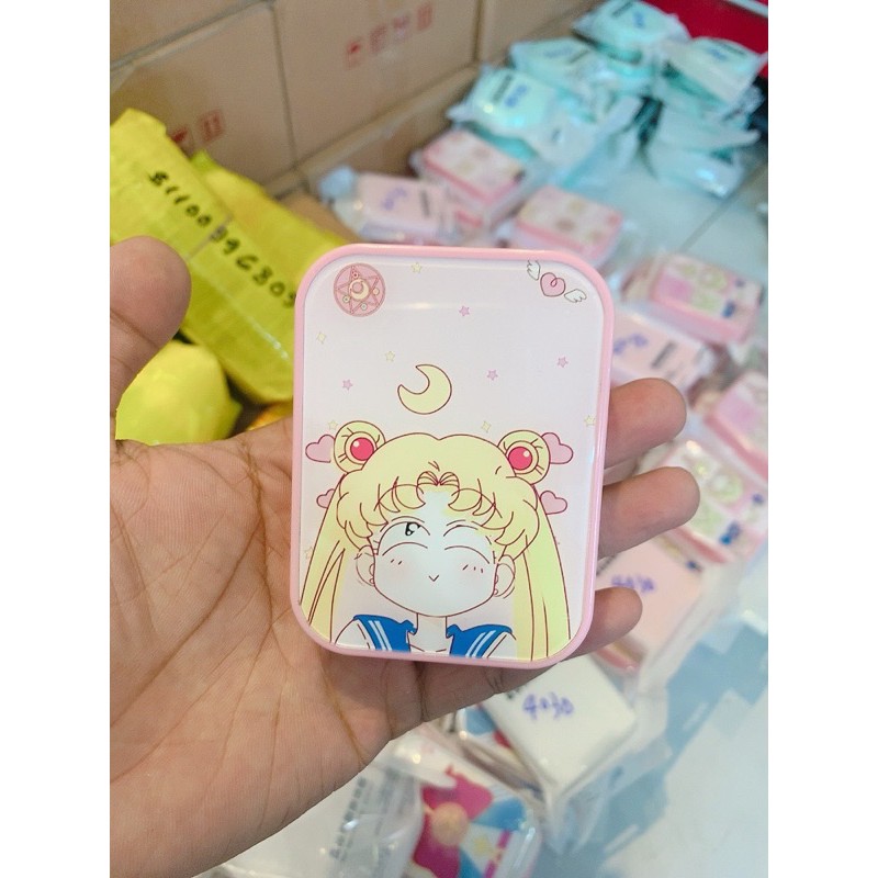 Khay đôi đựng lens thủy thủ mặt trăng