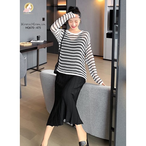 Set đầm bầu HQ670 hàng nhập cao cấp