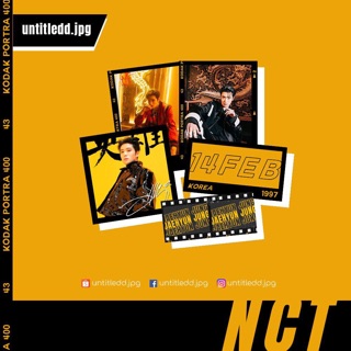 Sticker NCT decor case điện thoại