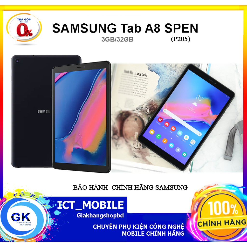 Máy tính bảng Samsung Galaxy Tab with S Pen (P205) & Đã kích Hoạt - Hàng Chính Hãng | BigBuy360 - bigbuy360.vn