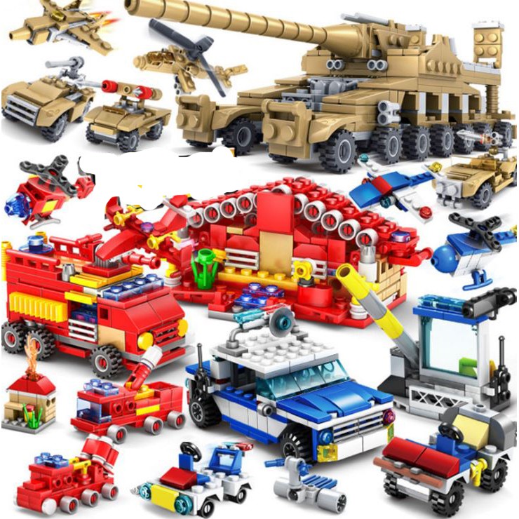 Xếp hình Lego 16 hộp theo chủ đề hộp đẹp nguyên bản hướng dẫn đầy đủ chi tiết