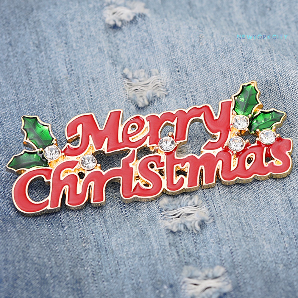 Trâm Cài Áo Hình Chuông Giáng Sinh Dễ Thương