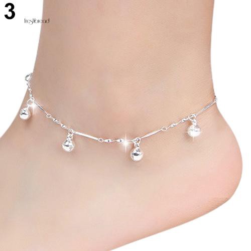 Lắc chân mạ bạc kiểu dáng độc đáo thời trang cho nữ | BigBuy360 - bigbuy360.vn