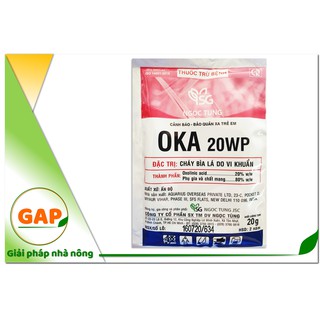 Gói OKA 20WP (20g) quản lý cháy bìa lá cây lúa