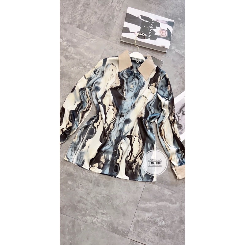 ⚡️BÁN SỈ⚡️Áo sơ mi loang chất lụa mềm | BigBuy360 - bigbuy360.vn