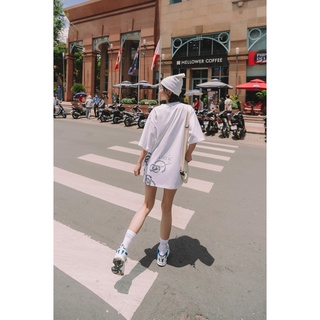 Grimm DC Áo thun tay ngắn Monogram // Trắng