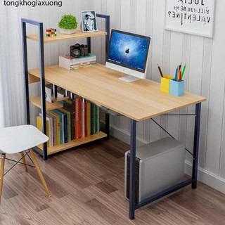 Bàn Máy Tính Kèm Giá Sách Đa Năng 120x55x73Cm - (BQ345)