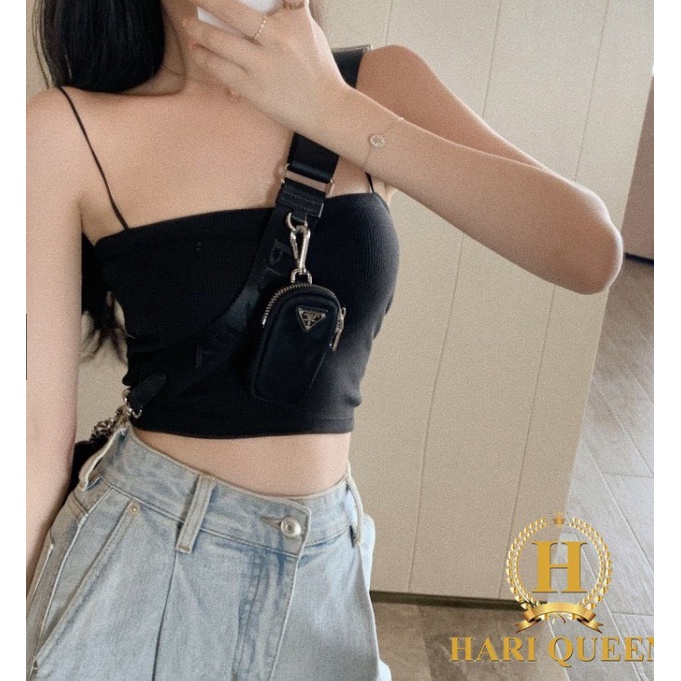 Áo thun nữ 2 dây  sợi bún thun gân đẹp 100% cotton ,áo croptop ôm mặc trong siêu mát