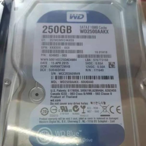 Ổ Cứng Bên Trong Wd Blue 250gb | BigBuy360 - bigbuy360.vn