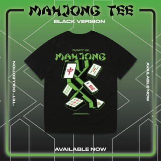 - Áo thun Mahjong màu đen