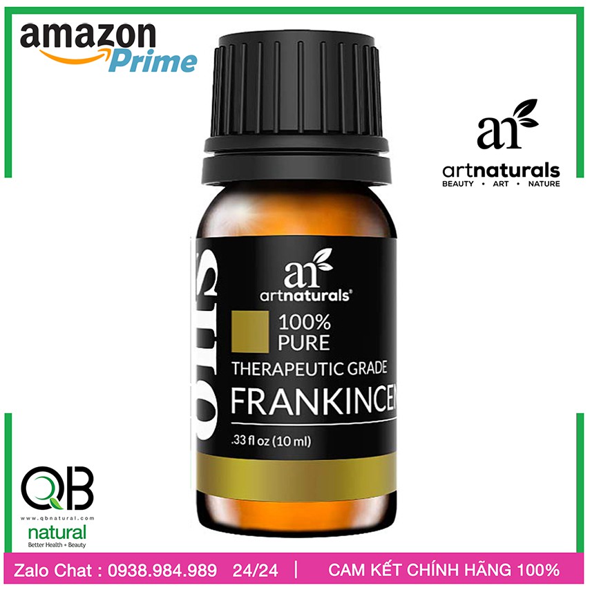 Tinh dầu hương trầm - Frankincense essential, artnaturals, và các tinh dầu tự nhiên các loại