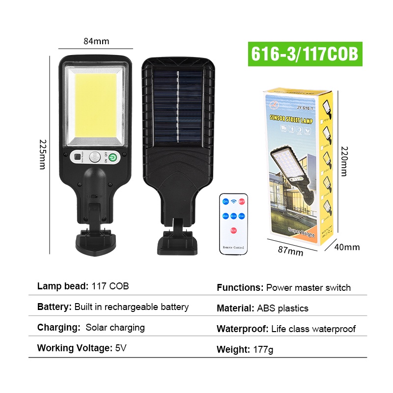 Đèn Led Chiếu Sáng Năng Lượng Mặt Trời Ngoài Trời Cảm Biến Chuyển Động Và Có Thể Điều Chỉnh Với Điều Khiển Từ Xa Livebecool Trong Suốt