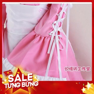 Set đầm cosplay Lolita, Hầu gái Maid Nhật Bản cực dễ thương và giá siêu yêu ^^ (Order) q111 -Hàng nhập khẩu