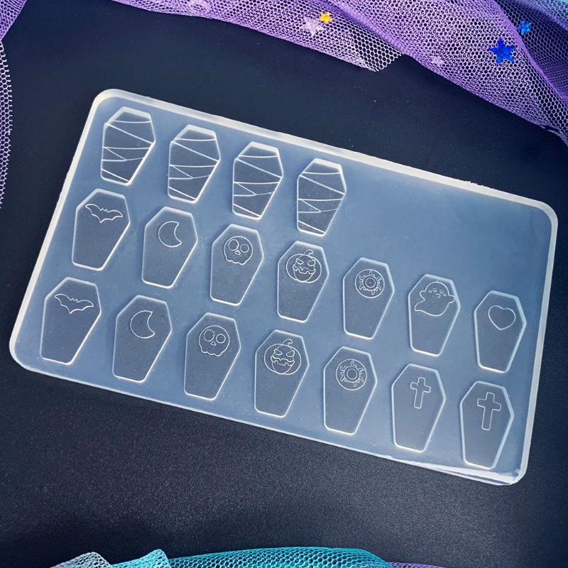 Khuôn Silicone Làm Bông Tai Phong Cách Halloween Độc Đáo