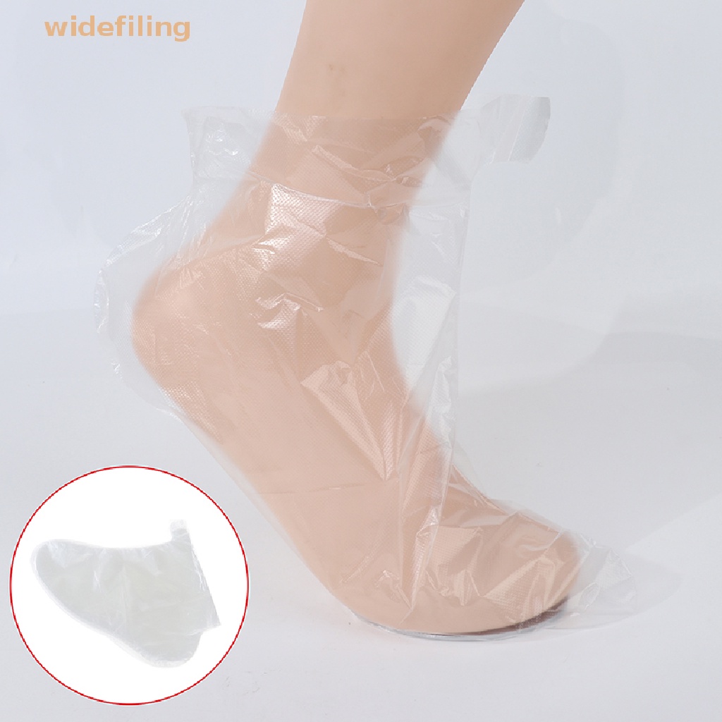 Bộ 100 Vỏ Bọc Sáp Tẩy Lông Chân Bằng Nhựa Trong Suốt Dùng Một Lần Cho Spa