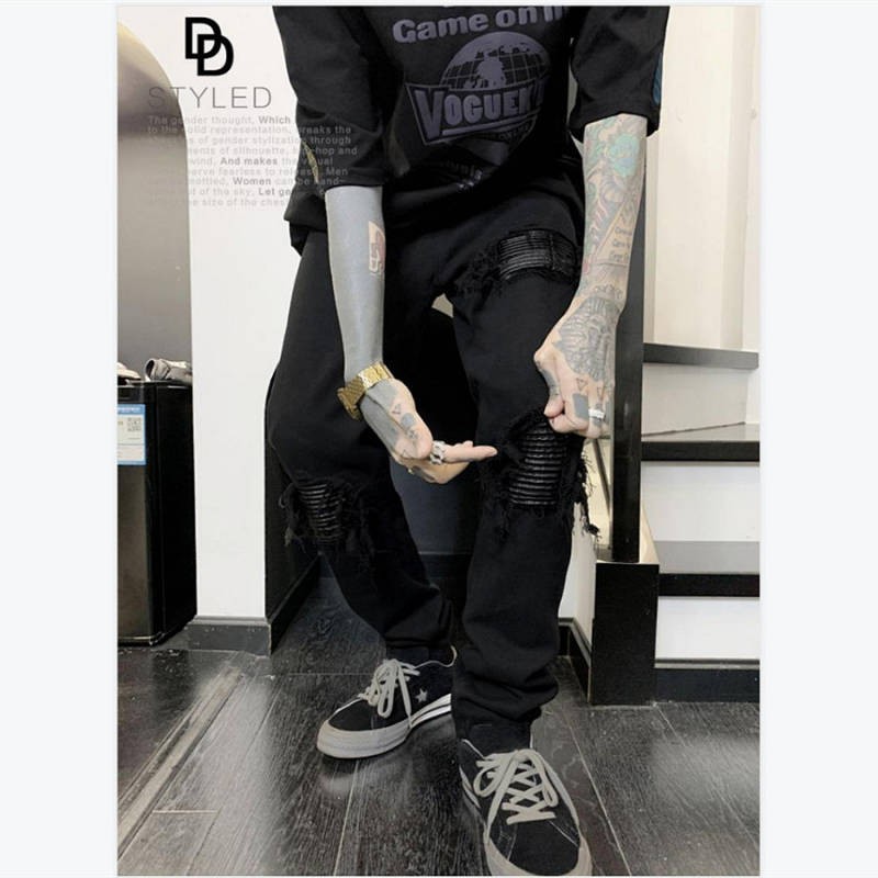 Quần Jeans Rách Gối Thời Trang Cho Nam | BigBuy360 - bigbuy360.vn