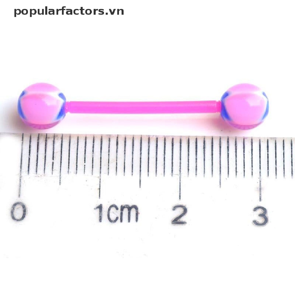 Set 10 Khuyên Rốn / Lưỡi / Rốn / Cơ Thể Hình Quả Bóng Hỗn Hợp [VN]